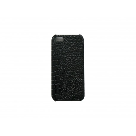 Coque pour Iphone 5 peaux de serpent noire + film protection écran offert