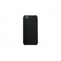 Coque pour Iphone 5 peaux de serpent noire + film protection écran offert