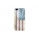 Coque pour Iphone 5 drapeau USA/Etats Unis vintage N°2+ film protection écran offert