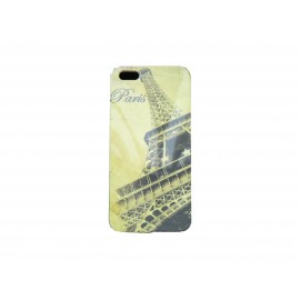 Coque pour Iphone 5 Tour Eiffel France + film protection écran offert