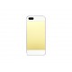 Coque pour Iphone 5 aluminium or contour blanc + film protection écran offert