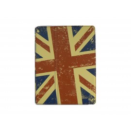 Pochette Ipad 2/3 vintage drapeau UK/Angleterre  version 2+ film protection écran 