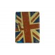 Pochette Ipad 2/3 vintage drapeau UK/Angleterre  version 2+ film protection écran 