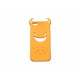 Coque pour Iphone 5 silicone diable orange + film protection écran offert