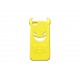 Coque pour Iphone 5 silicone diable jaune + film protection écran offert