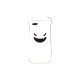 Coque pour Iphone 5 silicone diable blanc + film protection écran offert