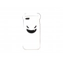 Coque pour Iphone 5 silicone diable blanc + film protection écran offert