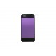 Coque pour Iphone 5 aluminium violet contour noir + film protection écran offert