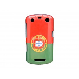 Coque rigide drapeau Portugal pour Blackberry Curve 9350/9360/9370  + film protection écran offert