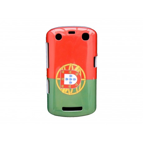 Coque rigide drapeau Portugal pour Blackberry Curve 9350/9360/9370  + film protection écran offert