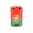 Coque rigide drapeau Portugal pour Blackberry Curve 9350/9360/9370  + film protection écran offert