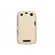 Coque pour Blackberry Curve 9350/9360/9370 paillettes blanches  + film protection écran offert