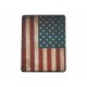 Pochette Ipad 2/3 vintage drapeau USA/Etats-Unis version 4+ film protection écran