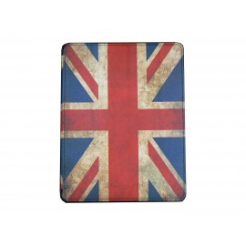 Pochette Ipad 2/3 vintage drapeau UK/Angleterre version 4+ film protection écran