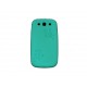 Coque pour Samsung I9300 Galaxy S3 silicone bleue cercles + film protection écran offert