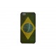 Coque pour Iphone 5 drapeau Brésil vintage + film protection écran offert