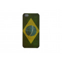 Coque pour Iphone 5 drapeau Brésil vintage + film protection écran offert