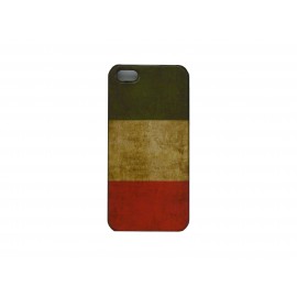 Coque pour Iphone 5 drapeau Italie vintage + film protection écran offert