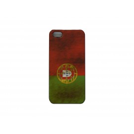 Coque pour Iphone 5 drapeau Portugal vintage + film protection écran offert