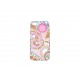 Coque pour Iphone 5 mate cachemire rose + film protection écran offert