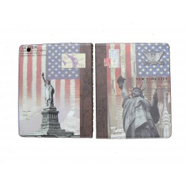 Pochette Ipad 2/3 Etats-Unis/USA et satue de la liberté+ film protection écran