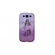 Coque pour Samsung I9300 Galaxy S3 violette dame robe violette + film protection écran offert