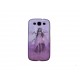 Coque pour Samsung I9300 Galaxy S3 violette dame robe violette + film protection écran offert