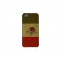 Coque pour Iphone 5 drapeau Mexique vintage+ film protection écran offert