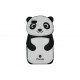 Coque pour Iphone 5 silicone panda blanc et noir + film protection écran offert