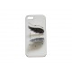 Coque pour Iphone 5 blanche avec des ailes d'ange + film protection écran