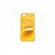 Coque pour Iphone 5 jaune avec des ailes d'ange + film protection écran