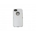 Coque pour Iphone 5 intégrale et incassable blanche + film protection écran offert