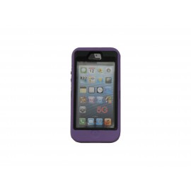 Coque pour Iphone 5 intégrale et incassable violette + film protection écran offert