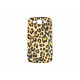 Coque pour Samsung I9300 Galaxy S3 mate léopard orange+ film protection écran offert