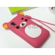 Coque Samsung S5830 Galaxy Ace silicone koala rose + film protection écran offert