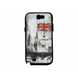 Coque pour Samsung Galaxy Note 2 - N7100  drapeau Angleterre/UK Westminster  + film protection écran offert