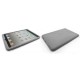 Coque silicone pour Ipad Mini grise + film protection écran offert