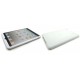 Coque silicone pour Ipad Mini blanche + film protection écran offert