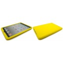 Coque silicone pour Ipad Mini jaune + film protection écran offert
