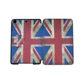 Pochette Ipad Mini drapeau UK/Angleterre vintage + film protection écran offert