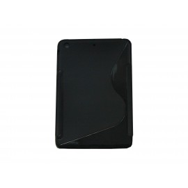 Coque silicone pour Ipad Mini "S" noire + film protection écran offert