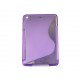 Coque silicone pour Ipad Mini "S" violette + film protection écran offert
