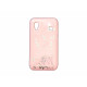 Coque pour Samsung S5830 Galaxy Ace rose clair papillons fleurs argents + film protection écran offert