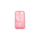 Coque pour Samsung S5830 Galaxy Ace rose papillons fleurs argents + film protection écran offert