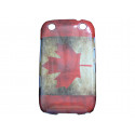 Coque pour Blackberry Curve 9320 drapeau canada vintage + film protection écran offert