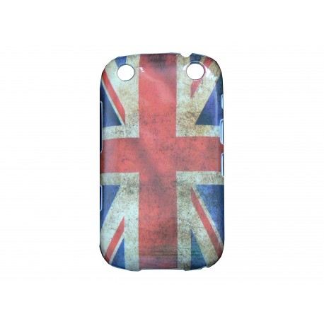 Coque pour Blackberry Curve 9320 drapeau Angleterre/UK vintage + film protection écran offert