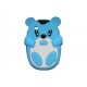 Coque silicone pour Blackberry 8520 curve ourson bleu + film protection ecran offert