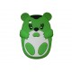 Coque silicone pour Blackberry 8520 curve ourson vert + film protection ecran offert