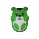 Coque silicone pour Blackberry 8520 curve ourson vert + film protection ecran offert