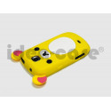 Coque pour Samsung Galaxy Mini S5570 silicone koala jaune + film protection écran offert